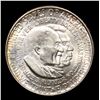 Image 2 : 1952-p Wash/Car Old Commem Half Dollar 50c Grades Choice+ Unc