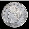 Image 2 : 1883 n/c Liberty Nickel 5c Grades Choice Unc