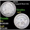 Image 1 : 1835 Capped Bust Dime 10c Grades vg+