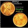 Image 1 : 1944-p Lincoln Cent 1c Grades GEM Unc RB