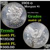Image 1 : 1901-o Morgan Dollar $1 Grades Choice Unc+ PL