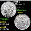 Image 1 : 1921-p Morgan Dollar $1 Grades Choice+ Unc