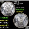 Image 1 : 1896-p Morgan Dollar $1 Grades GEM Unc PL