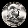 Image 2 : 1951-s Franklin Half Dollar 50c Grades Choice+ Unc