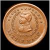 Image 2 : (1863) McClellan Civil War Token FR-140/394a 1c Grades Choice Unc BN
