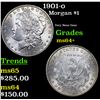 Image 1 : 1901-o Morgan Dollar $1 Grades Choice+ Unc