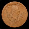 Image 2 : 1863 Crossed Flags Civil War Token Rim Cud 1c Grades Select AU