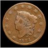Image 2 : 1824 Coronet Head Large Cent 1c Grades vf+