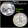 Image 1 : 1965-p Washington Quarter 25c Grades Choice Unc