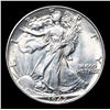Image 2 : 1942-p Walking Liberty Half Dollar 50c Grades Select Unc