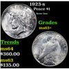 Image 1 : 1923-s Peace Dollar $1 Grades Select+ Unc