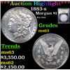 Image 1 : ***Auction Highlight*** 1883-s Morgan Dollar $1 Graded Select Unc By USCG (fc)