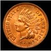 Image 2 : 1880 Indian Cent 1c Graded ms65 rb By SEGS