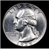 Image 2 : 1939-p Washington Quarter 25c Grades Choice+ Unc