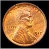 Image 2 : 1917-p Lincoln Cent 1c Grades GEM Unc RB