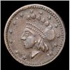 Image 2 : 1863 Our Army Civil War Token 1c Grades Unc Details