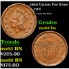 Image 1 : 1864 Union For Ever Civil War Token 1c Grades Select Unc BN