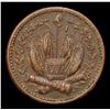 Image 3 : 1863 Crossed Cannons Civil War Token 1c Grades Select AU