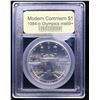 Image 2 : 1984-p Olympics Modern Commem Dollar $1 Graded ms69+ By USCG