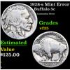 Image 1 : 1928-s Buffalo Nickel Mint Error 5c Grades vf+