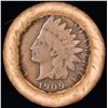 Image 2 : ***Auction Highlight*** Indian cent 1c orig roll, 1909 end S other end (fc)