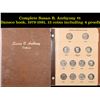 Image 1 : Complete Susan B. Anthyony $1 Dansco book, 1979-1981, 13 coins including 4 proofs