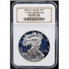 Image 2 : Proof NGC 2000-p Silver Eagle Dollar $1 Graded pr69 DCAM By NGC