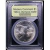 Image 2 : 1983-s Olympics Modern Commem Dollar $1 Graded ms69 By USCG