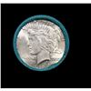 Image 2 : ***Auction Highlight*** AU/BU Slider Bank Of America Peace $1 Roll 1924 & P Ends Virtually UNC (fc)
