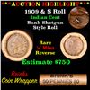 Image 1 : ***Auction Highlight*** Indian cent 1c orig roll, 1909 end S other end (fc)