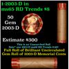 Image 1 : Shotgun Lincoln 1c roll, 2003-d 50 pcs Brandt Wrapper