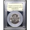 Image 2 : ***Auction Highlight*** 1989-d Congress Modern Commem Half Dollar 50c Graded ms70, Perfection By USC