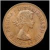 Image 2 : 1967 British 1 Penny 1p KM-897; Mint Error Grades Select Unc BN