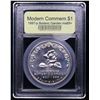 Image 2 : 1997-p Botanic Garden Modern Commem Dollar $1 Graded ms69+ By USCG