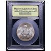 Image 2 : 1982-d Washington Modern Commem Half Dollar 50c Graded GEM Unc By USCG