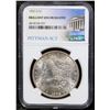 Image 2 : NGC 1902-o Morgan Dollar $1 Graded brilliant unc By NGC