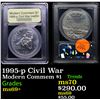 Image 1 : 1995-p Civil War Modern Commem Dollar $1 Graded ms69+ By USCG