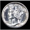 Image 2 : ***Auction Highlight*** 1916-s Mercury Dime 10c Graded ms65 FSB By SEGS (fc)