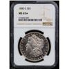 Image 2 : NGC 1880-s Morgan Dollar $1 Graded ms65* By NGC