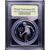 Image 2 : Proof 1996-P Olympics Tennis Modern Commem Dollar $1 Graded GEM++ Proof Deep Cameo By USCG