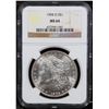 Image 2 : NGC 1904-o Morgan Dollar $1 Graded ms64 By NGC