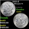 Image 1 : 1921-d Morgan Dollar $1 Grades Choice+ Unc