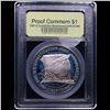 Image 2 : Proof 1987-S Constitution Bicentennial Modern Commem Dollar $1 Graded GEM++ Proof Deep Cameo By USCG