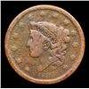 Image 2 : 1838 Coronet Head Large Cent 1c Grades vf+