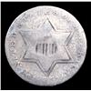 Image 2 : 1855 Three Cent Silver 3cs Grades g+