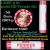 Image 1 : Shotgun Lincoln 1c roll, 2007-p 50 pcs NF String & Son Wrapper