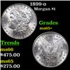 Image 1 : 1899-o Morgan Dollar $1 Grades GEM+ Unc