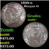 Image 1 : 1899-o Morgan Dollar $1 Grades GEM+ Unc