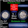 Image 1 : Buffalo Nickel Shotgun Roll in Old Bank Style 'Bell Telephone'  Wrapper 1920 & s Mint Ends