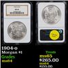 Image 1 : NGC 1904-o Morgan Dollar $1 Graded ms64 By NGC